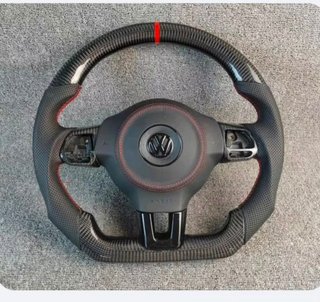 Volante GTI Fibra Carbono y Alcántara