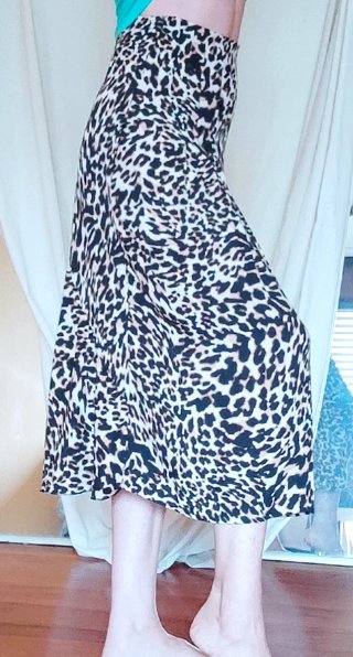 Falda estampado animal print