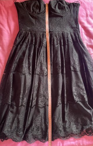 Vestido Negro Encaje Penélope & Mónica Cruz Mango