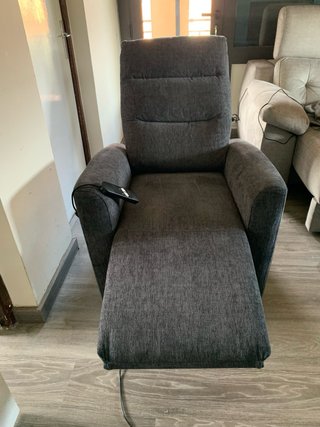 Sillón relax eléctrico LIFT UP GOLF gris