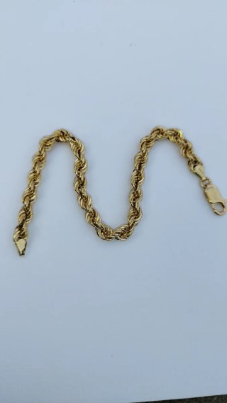 Pulsera Cordón Oro