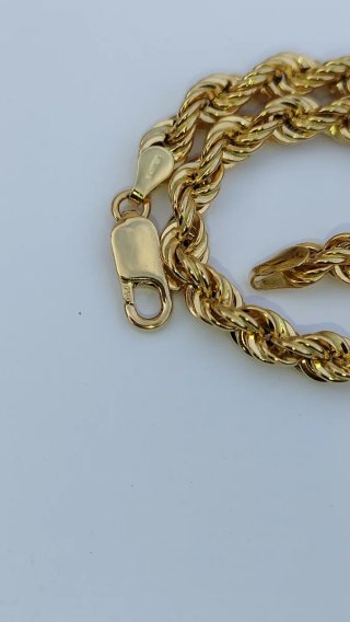 Pulsera Cordón Oro