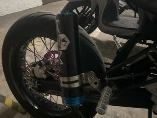 Bala KRM Negra con detalles en Azul