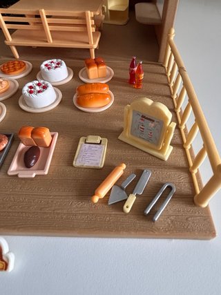 Panadería Sylvanian Families Vintage + Carrito