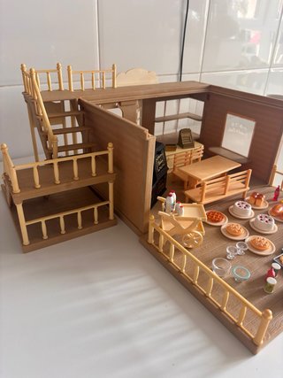 Panadería Sylvanian Families Vintage + Carrito