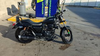 Macbor Rockstar Flat 125 Negra