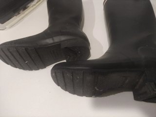 Botas de agua Hunter negras