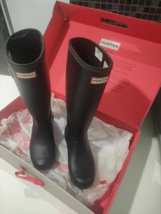Botas de agua Hunter negras