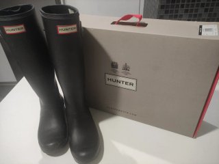 Botas de agua Hunter negras