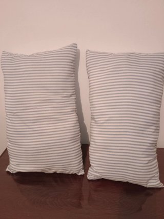 Lote 2 Cojines rectangulares de sofá sillón butaca