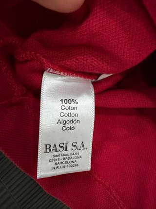Polo Lacoste Rojo Vintage Original