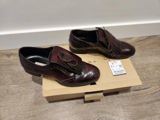 Mocasines piel mujer Zara Talla 36