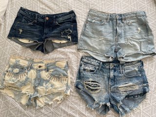 Lote 4 Shorts Vaqueros Talla 36 H&M
