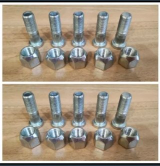 10 Tornillos rueda trasera Suzuki Samurai