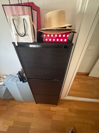 Zapatero Ikea Marrón Oscuro