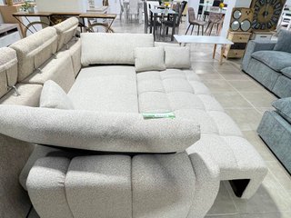 Sofá Cama Gris/Beige Grande