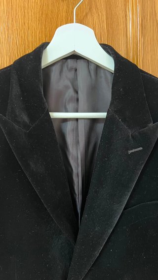 Blazer Terciopelo Negro