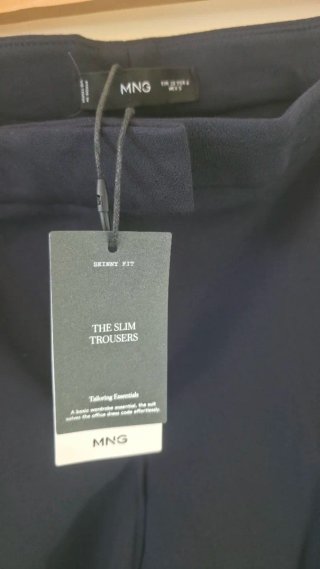 Pantalón Azul Mango Talla M
