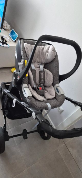 Carro de bebé y silla coche grupo 0