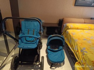 Carrito Jané con sillita y capazo