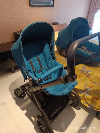 Carrito Jané con sillita y capazo