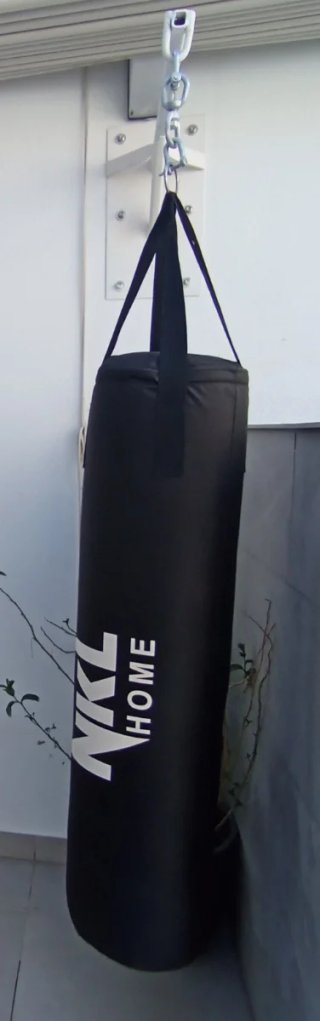 Saco de boxeo 120cm con soporte pared