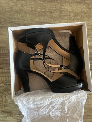 Sandalias tacón plataforma Graceland negras