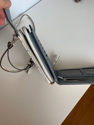 Bolso Cartera Porta Móvil Flores Pájaros