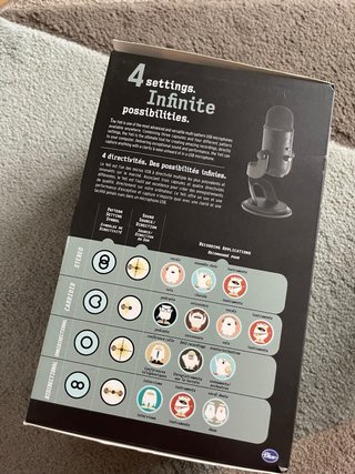 Micrófono USB Blue Yeti Blackout
