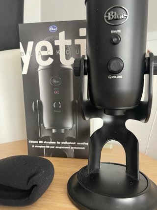 Micrófono USB Blue Yeti Blackout