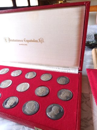 Medallas Reyes España Plata