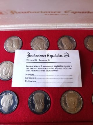 Medallas Reyes España Plata