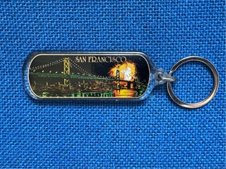 Llavero vintage San Francisco Souvenir USA 70/80