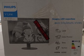 Monitor Philips 22'' LED Negro