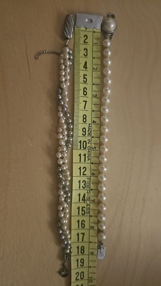 Conjunto 2 Pulseras Perlas Majóricas