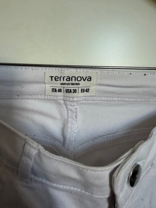 Pantalón blanco Terranova