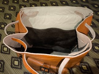 Mochila Marroquí Artesanal Cuero Marrón