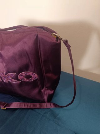Bolso PINKO BAG original morado con bandolera 32x1