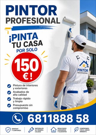 Pintor profesional a buen precio