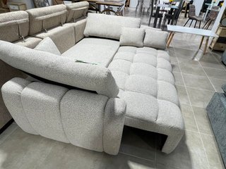 Sofá Cama Gris/Beige Grande