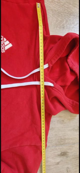 Sudadera Adidas Roja con Capucha
