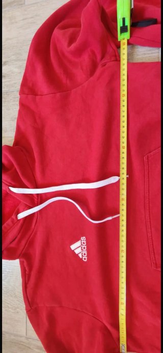 Sudadera Adidas Roja con Capucha