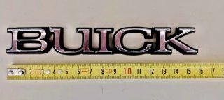 Letras anagrama Buick logo emblema