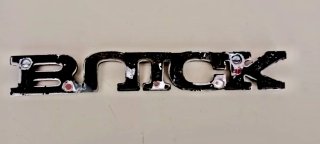 Letras anagrama Buick logo emblema