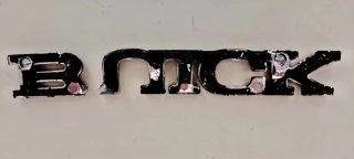 Letras anagrama Buick logo emblema