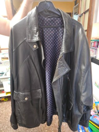 Chaqueta de piel para hombre