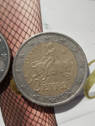 Moneda 2 Euros Grecia 2002 Rara
