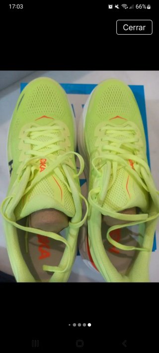 Zapatillas Hoka Bondi 9 Verde/Blanco