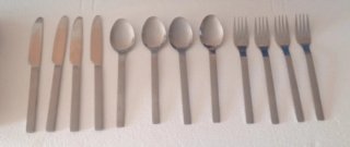 Cubiertos de metal (no envío)