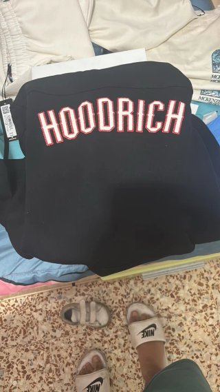Hoodrich Sudadera Negra